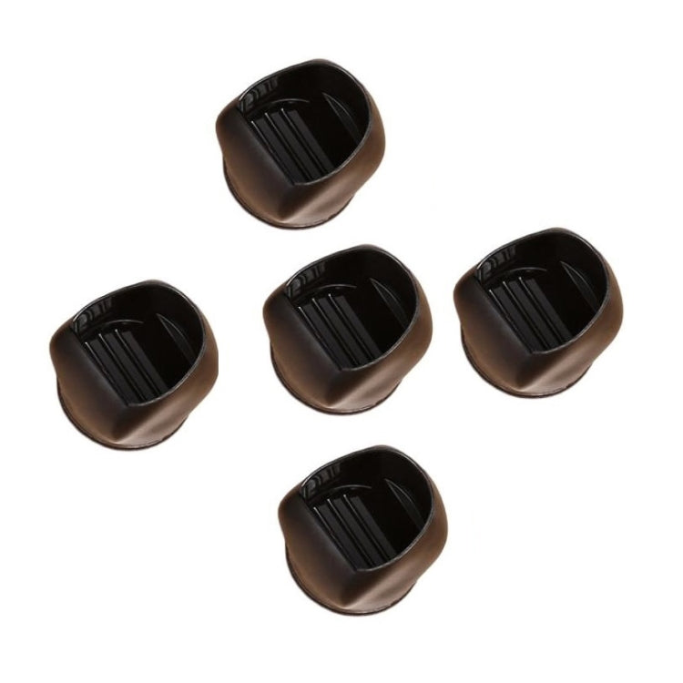 5pcs/set Wheel Chair Foot Cover Computer Chair Roller Fixer(Black) - Furniture Accessories by PMC TechLife | Online Shopping South Africa | PMC TechLife