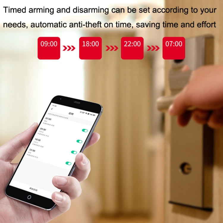 Tuya WiFi Sound And Light Door Magnetic Doors Windows Alarm Scene Linkage APP Reminder - Door Window Alarm by PMC TechLife | Online Shopping South Africa | PMC TechLife