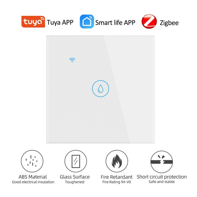 WIFI 20A Water Heater Switch White High Power Time Voice Control EU Plug - Smart Switch by PMC TechLife | Online Shopping South Africa | PMC TechLife | Buy Now Pay Later Mobicred