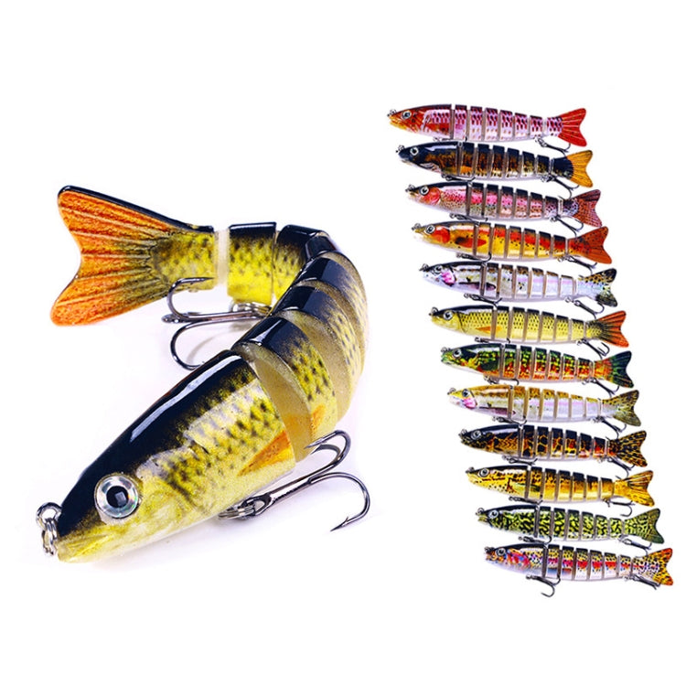 HENGJIA JM064 Multi-section Fish Minnow Bionic Fake Lures Sea Fishing Sinking Lures, Size: 12.8cm 18g(5) - free shipping - PMC TechLife - Order now!
