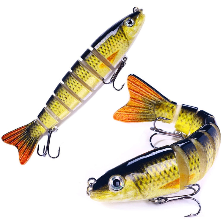 HENGJIA JM064 Multi-section Fish Minnow Bionic Fake Lures Sea Fishing Sinking Lures, Size: 12.8cm 18g(5) - free shipping - PMC TechLife - Order now!