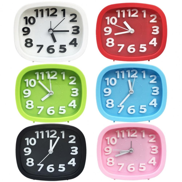 Square Candy Color Stereo Digital Silent Alarm Clock Children Student Alarm Clock(Green) - Alarm Clocks by PMc TechLife | Online Shopping South Africa | PMc TechLife | Buy Now Pay Later Mobicred