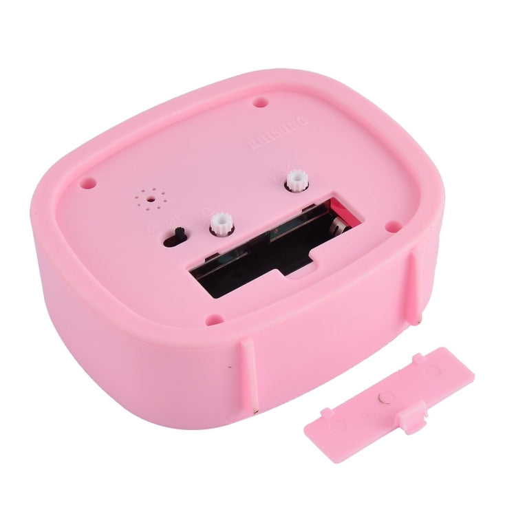 Square Candy Color Stereo Digital Silent Alarm Clock Children Student Alarm Clock(Red) - Alarm Clocks by PMc TechLife | Online Shopping South Africa | PMc TechLife | Buy Now Pay Later Mobicred