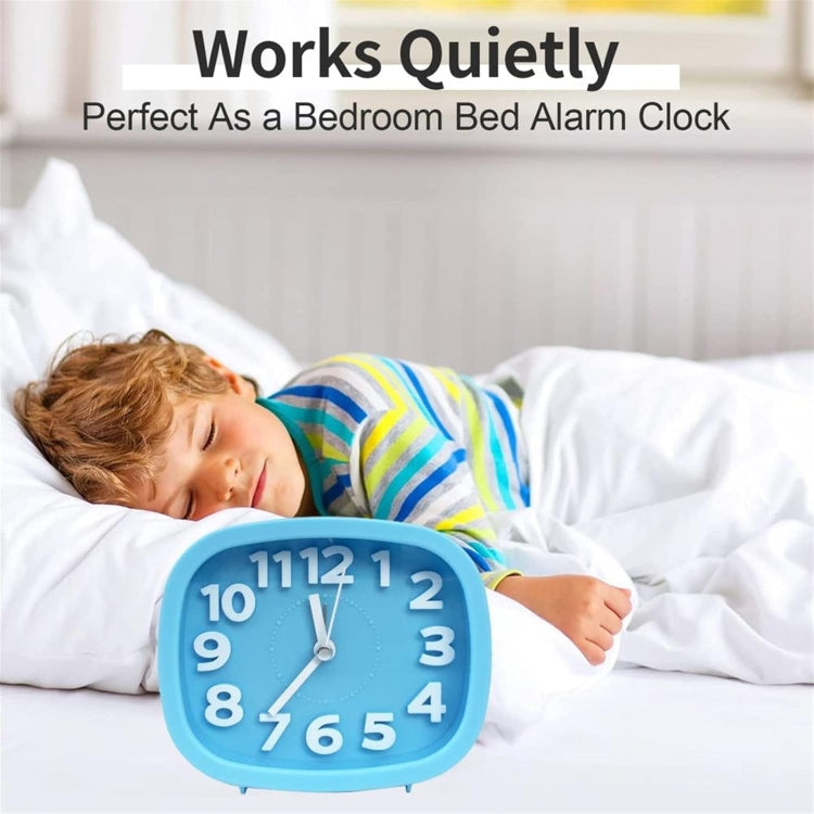 Square Candy Color Stereo Digital Silent Alarm Clock Children Student Alarm Clock(Green) - Alarm Clocks by PMc TechLife | Online Shopping South Africa | PMc TechLife | Buy Now Pay Later Mobicred