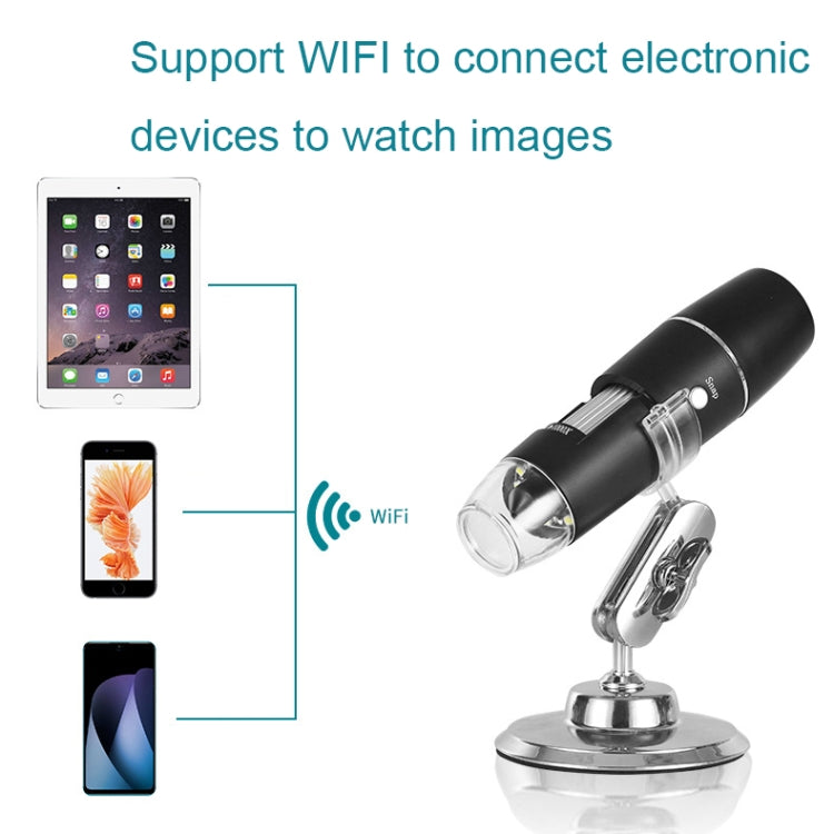 50X-1000X Wireless WIFI Connection LED Light Portable Digital Microscope, Specification: W05-Z11054 - free shipping - PMC Jewellery - Order now!