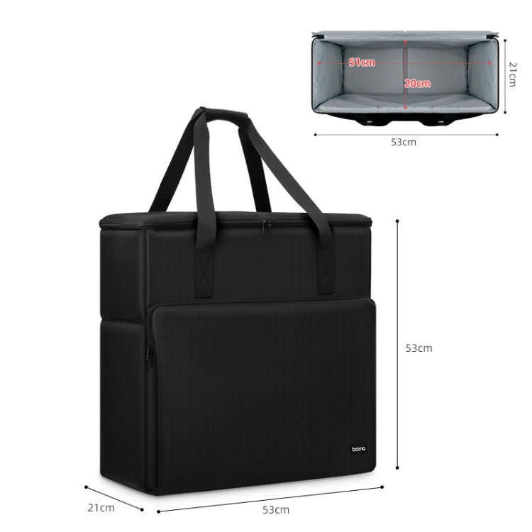 Baona BN-K002 Desktop Computer Host Monitor Keyboard Storage Bag, Size: Single Layer 24 inches - free shipping - PMC Jewellery - Order now!