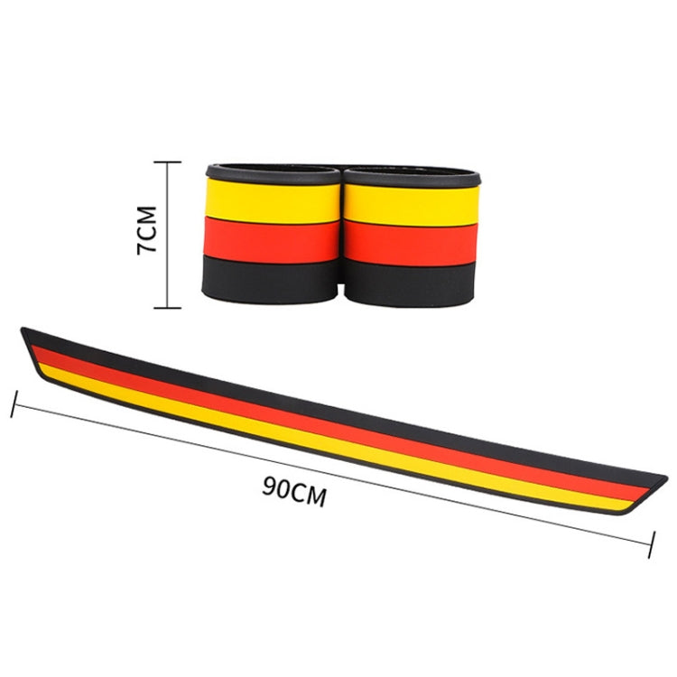 Car Trunk Anti-collision Strip Threshold Decoration Protection Sticker(British Red) - free shipping - PMC TechLife - Order now!