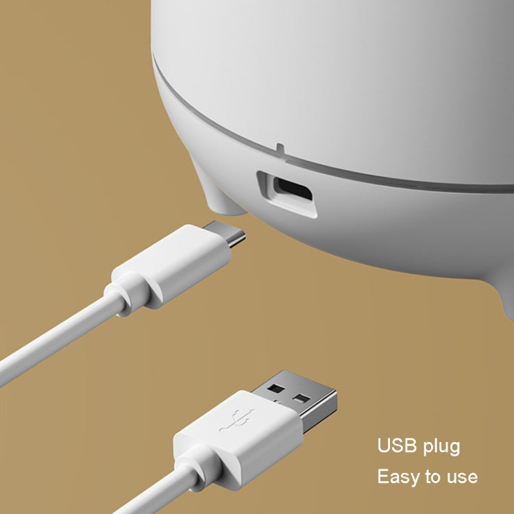 HS01 Simulation Flame Humidifier Home Aromatherapy Machine With Night Light(White) - free shipping - PMC TechLife - Order now!