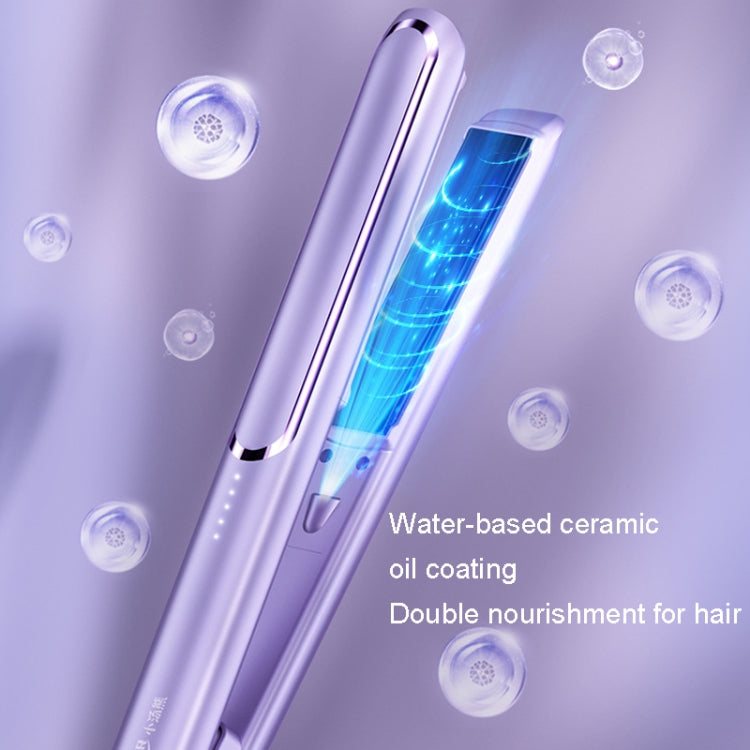 LTBEAR Negative Ion Straightening Curling Hair Wet and Dry Clipper Anti Hot Curling Iron, CN Plug(Purple) - free shipping - PMC TechLife - Order now!