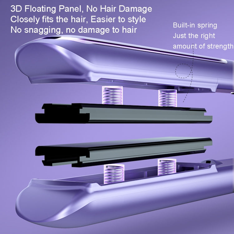 LTBEAR Negative Ion Straightening Curling Hair Wet and Dry Clipper Anti Hot Curling Iron, CN Plug(Champagne) - free shipping - PMC TechLife - Order now!
