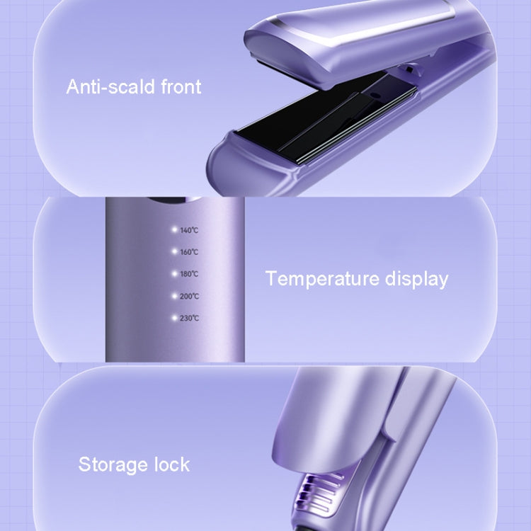 LTBEAR Negative Ion Straightening Curling Hair Wet and Dry Clipper Anti Hot Curling Iron, CN Plug(Ivory White) - free shipping - PMC TechLife - Order now!