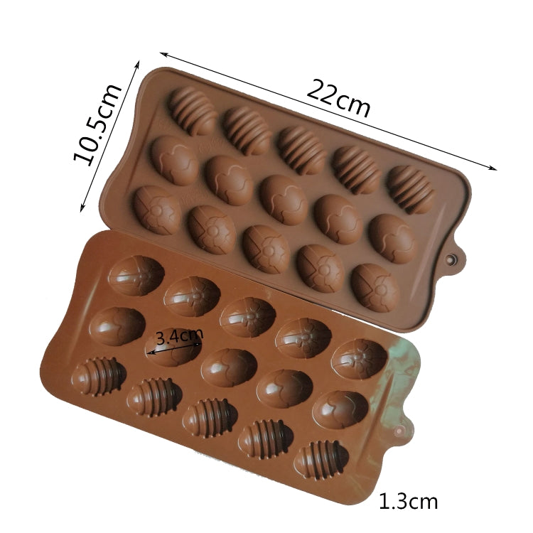 Easter Mini Colorful Egg Silicone Chocolate Mold - Food Molds by PMC TechLife | Online Shopping South Africa | PMC TechLife