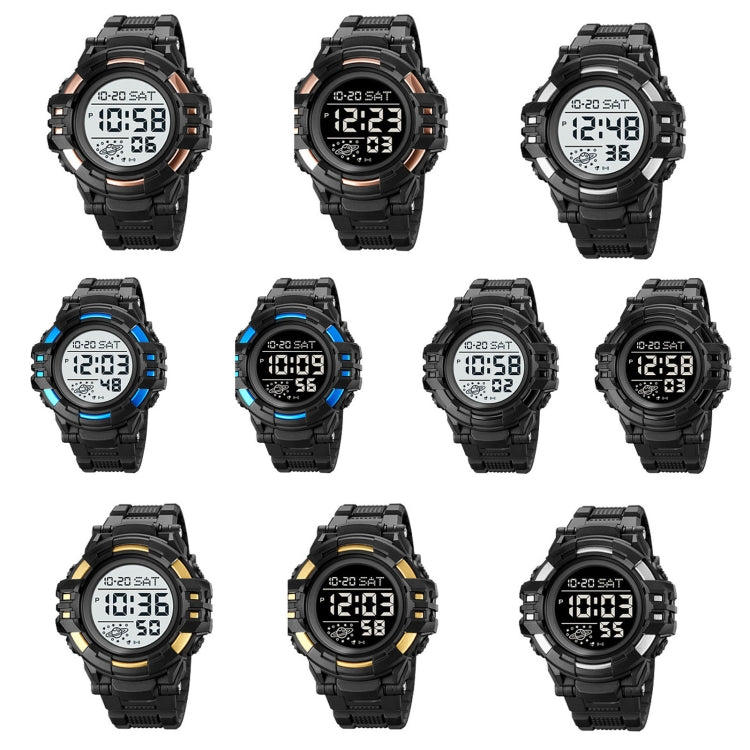 SKMEI 2003 Multifunctional Back Light Sports Watch Mens Countdown Date Alarm Clock Watch(Blue Black Machine) - free shipping - PMC TechLife - Order now!