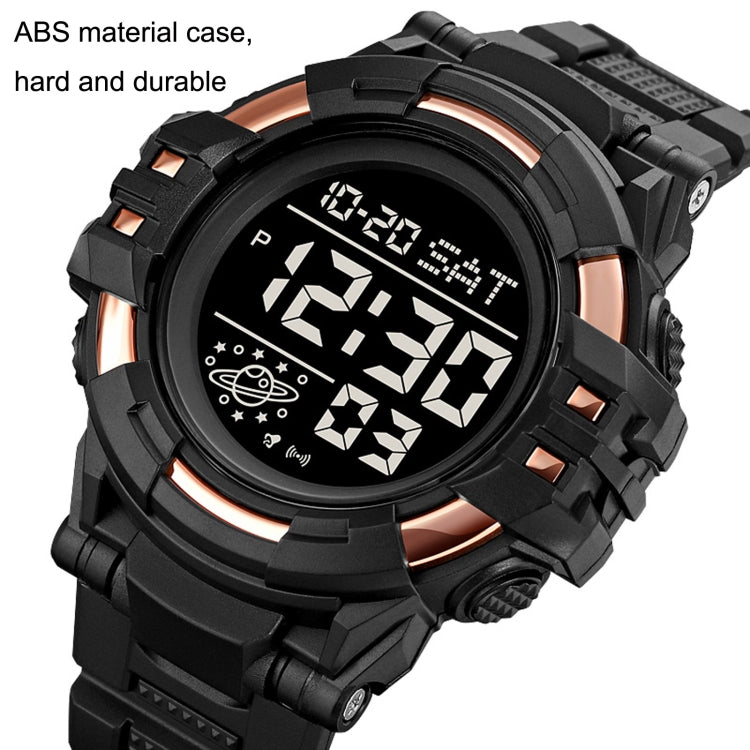 SKMEI 2003 Multifunctional Back Light Sports Watch Mens Countdown Date Alarm Clock Watch(Black White Machine) - free shipping - PMC TechLife - Order now!
