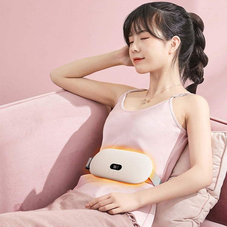 4000mAh Intelligent Massage Warming Belt Digital Electric Abdominal and Waist Massager(Pink) - free shipping - PMC TechLife - Order now!