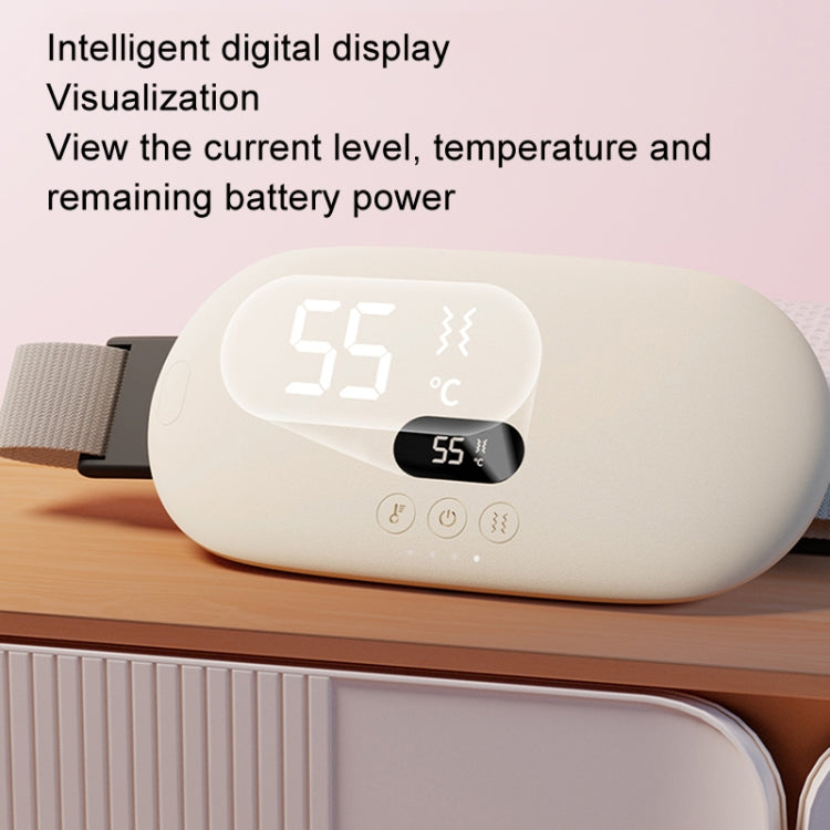 2000mAh Intelligent Massage Warming Belt Digital Electric Abdominal and Waist Massager(Yellow) - free shipping - PMC TechLife - Order now!