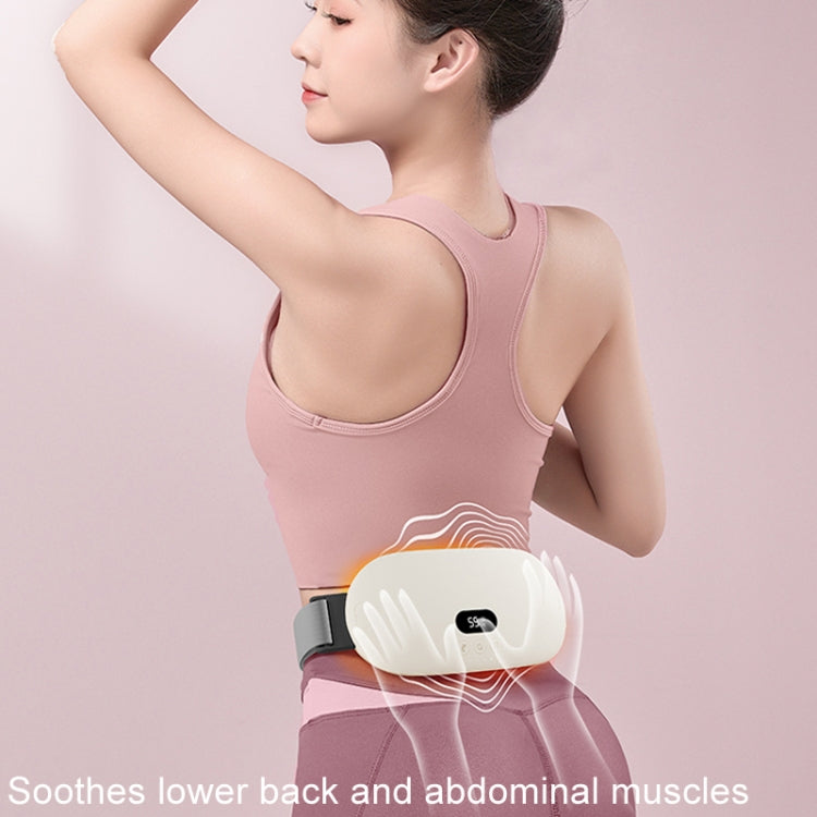 4000mAh Intelligent Massage Warming Belt Digital Electric Abdominal and Waist Massager(Pink) - free shipping - PMC TechLife - Order now!