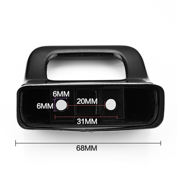 4pcs /Set  2-hole Short Side Pot Handle Bakelite Pressure Pan Handle Hole Spacing 20mm - Replacement Accessories by PMc TechLife | Online Shopping South Africa | PMc TechLife | Buy Now Pay Later Mobicred