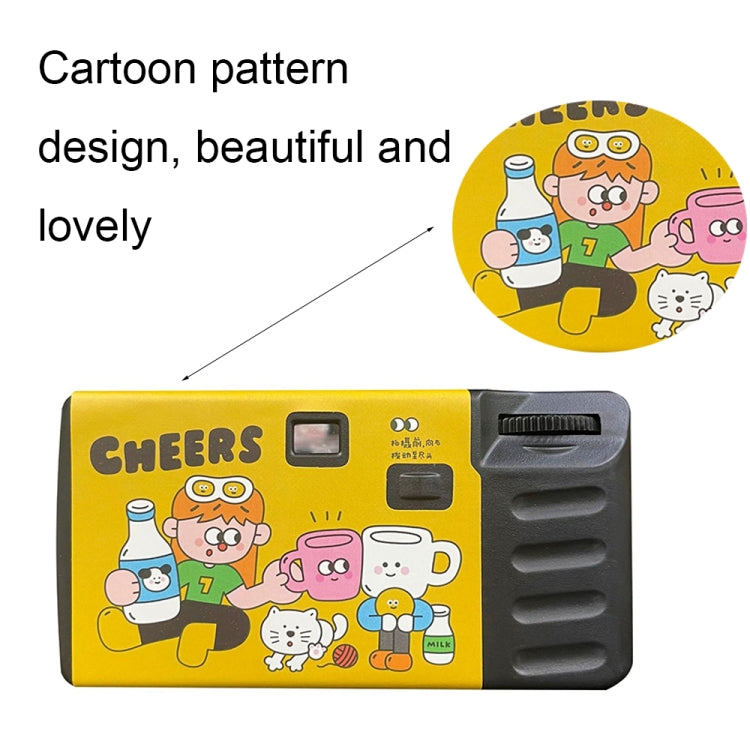 27pcs Holidays Retro Film Camera Waterproof Cartoon Decorative Stickers without Camera - Children Cameras by PMC TechLife | Online Shopping South Africa | PMC TechLife | Buy Now Pay Later Mobicred