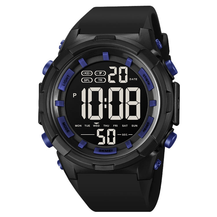 SKMEI 1845 Outdoor Waterproof Large Dial Multifunctional Sports Men Watch(Dark Blue) - free shipping - PMC TechLife - Order now!