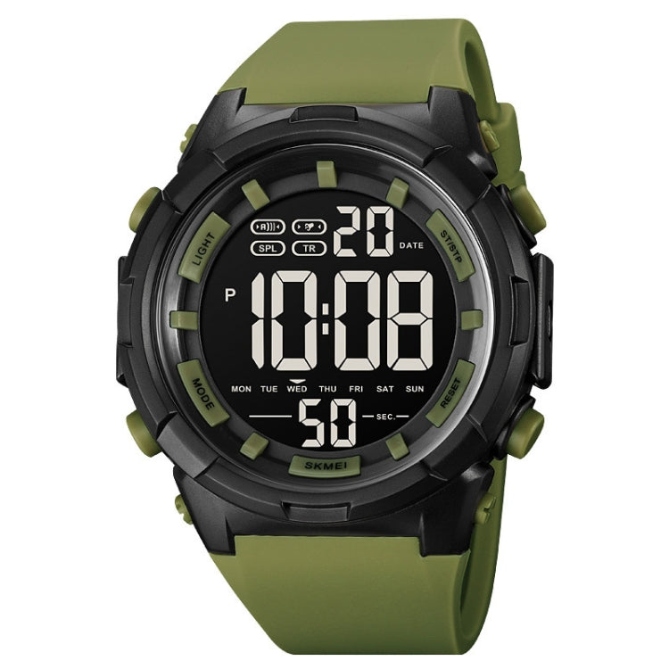 SKMEI 1845 Outdoor Water-resistant Large Dial Multifunctional Sports Men Watch(Army Green) - free shipping - PMC TechLife - Order now!