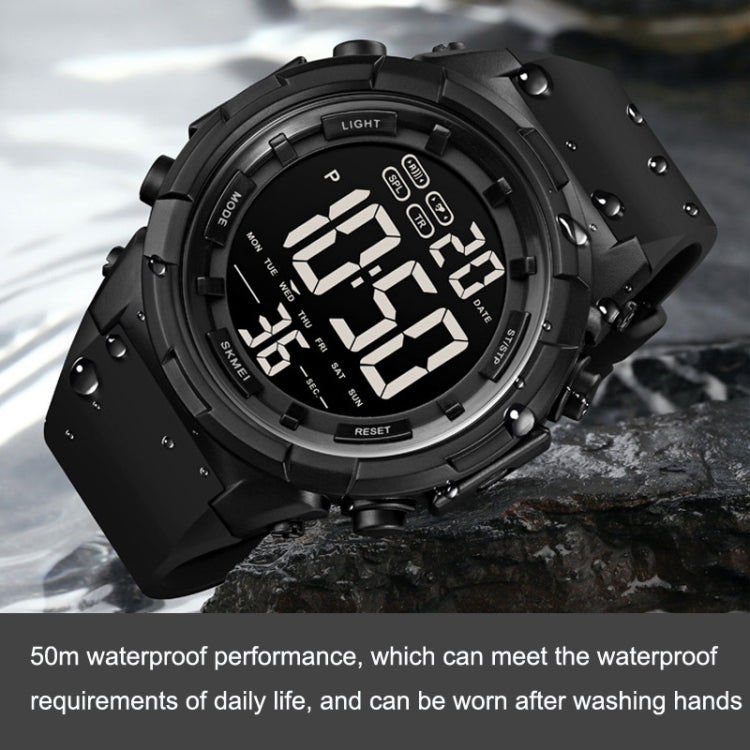 SKMEI 1845 Outdoor Water-resistant Large Dial Multifunctional Sports Men Watch(Army Green) - free shipping - PMC TechLife - Order now!
