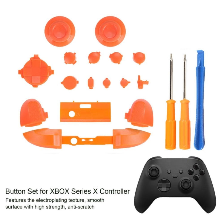 For Xbox Series X Controller Thumbstick LB RB Bumpers Trigger Buttons With Screwdriver Accessories(Transparent) - XBOX Spare Parts by PMC TechLife | Online Shopping South Africa | PMC TechLife