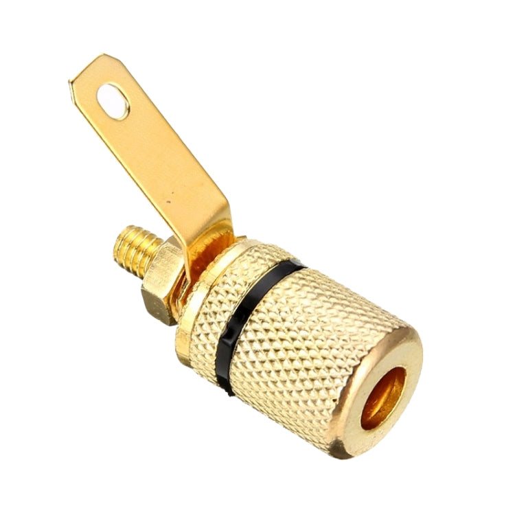10pcs Speaker Gold-plated 4MM Banana Plug Terminal(306) - Terminal connectors by PMC TechLife | Online Shopping South Africa | PMC TechLife