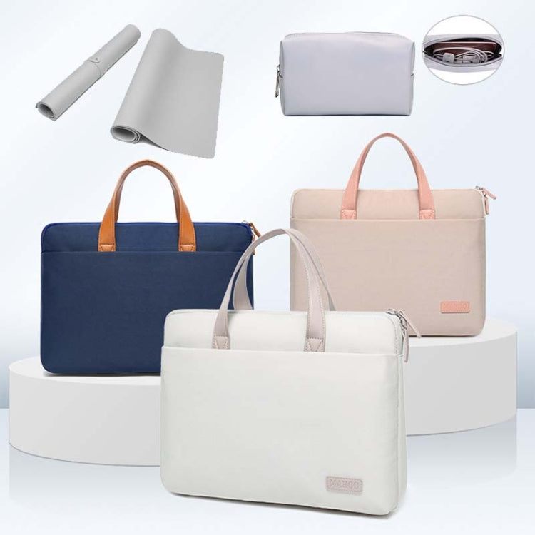 For MacBook 13.3-14 Inches MAHOO 10188 Ultra-Thin Hand Computer Bag Messenger Laptop Bag, Color: Gray - 13.3 inch by PMC Jewellery | Online Shopping South Africa | PMC Jewellery | Buy Now Pay Later Mobicred