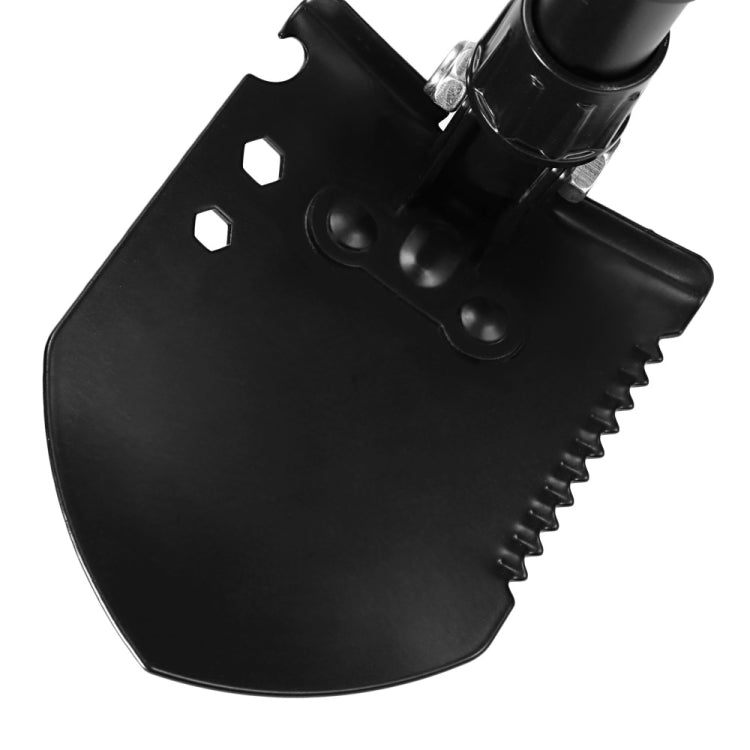 Multifunctional Thickened Double Grip Shovel Outdoor Camping Folding Shovel(Black) - free shipping - PMC TechLife - Order now!