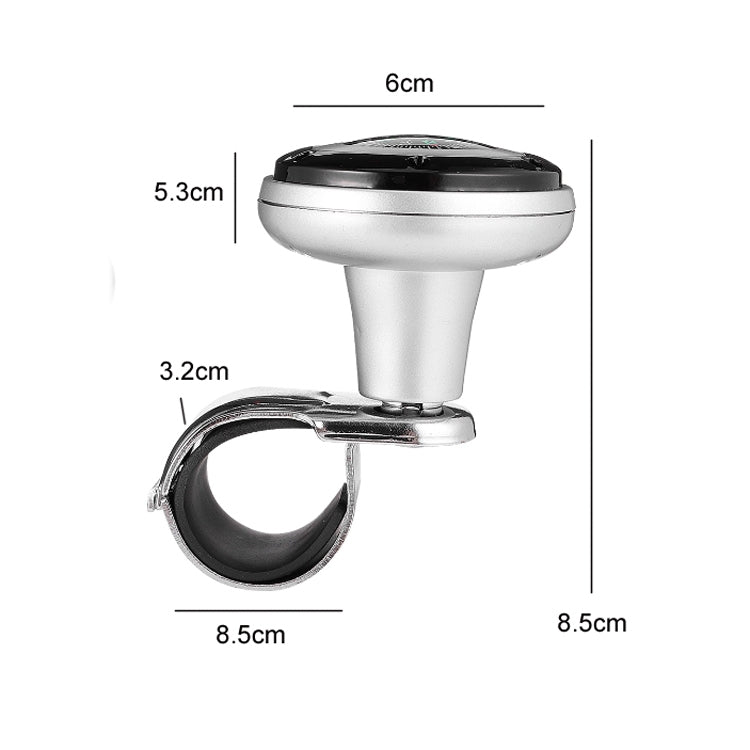 Car Steering Wheel Booster Ball Assist With Compass(A Model Black) - Steering Wheel Accessories by PMC TechLife | Online Shopping South Africa | PMC TechLife | Buy Now Pay Later Mobicred