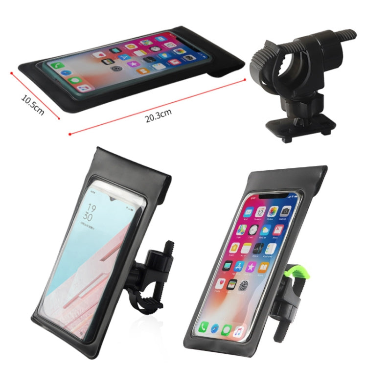 Outdoor Cycling Mobile Phone Navigation Waterproof Bracket(Black) - Holders by PMC TechLife | Online Shopping South Africa | PMC TechLife | Buy Now Pay Later Mobicred