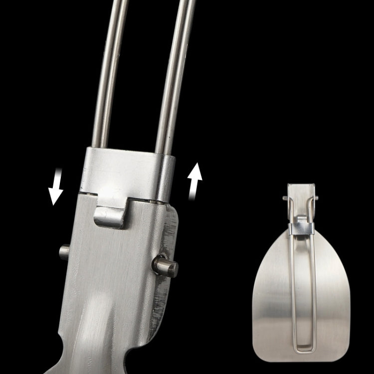 304 Stainless Steel Folding Frying Spatula Outdoor Camping Portable Tableware(Rice Shovel) - Cookwares & Tablewares by PMC TechLife | Online Shopping South Africa | PMC TechLife