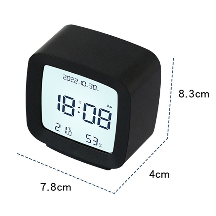 2286 Mini Multifunctional Calendar Alarm Clock Bedside Temperature and Humidity Clock(White) - Alarm Clocks by PMc TechLife | Online Shopping South Africa | PMc TechLife | Buy Now Pay Later Mobicred