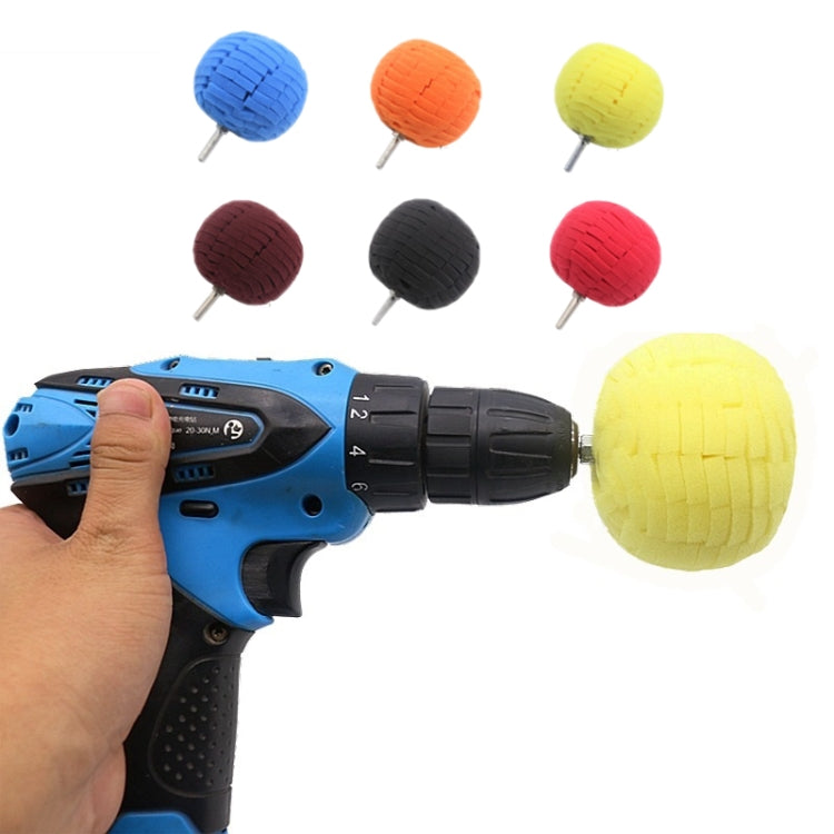 2pcs Car Wheel Rim Small Area Sponge Polishing Ball(Random Color Delivery) - Polishing Machine & Accessories by PMC TechLife | Online Shopping South Africa | PMC TechLife