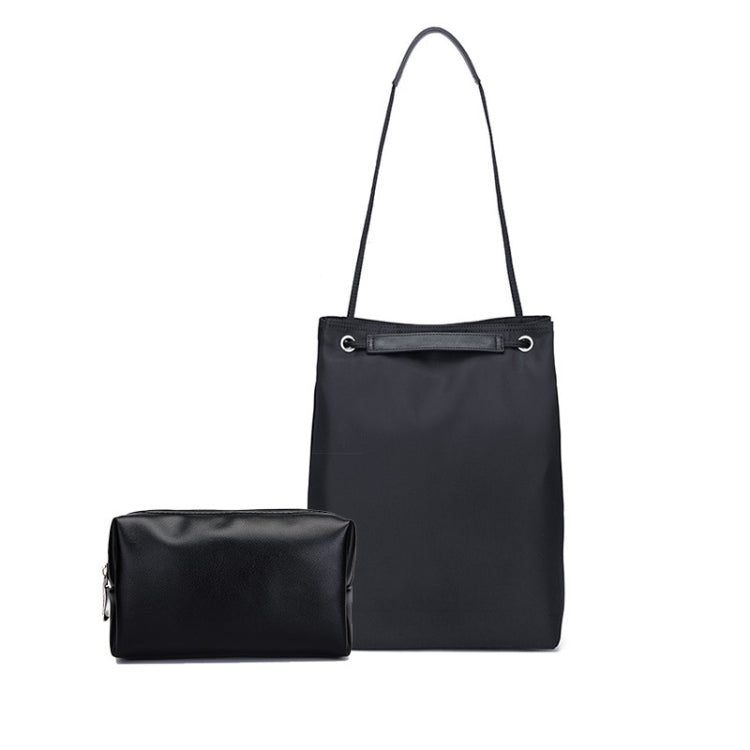 For Apple Macbook Shoulder / Handheld / Messenger Computer Bag, Size: Medium(Black+Black PU Power Bag) - 13.3 inch by PMC TechLife | Online Shopping South Africa | PMC TechLife | Buy Now Pay Later Mobicred
