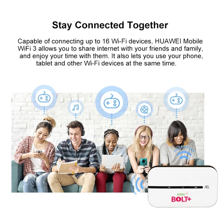 E5576S 4G LTE Router No Lock Card WiFi Support Malay MOD Mobile Router For Europe Asia Africa(White) - 4G Mobile Wifi by PMC Jewellery | Online Shopping South Africa | PMC Jewellery | Buy Now Pay Later Mobicred