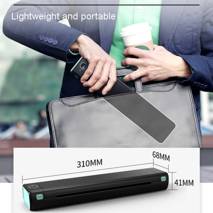 M08F Bluetooth Wireless Handheld Portable Thermal Printer(Black Letter Version) - free shipping - PMC Jewellery - Order now!