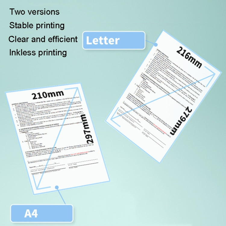 M08F Bluetooth Wireless Handheld Portable Thermal Printer(White Letter Version) - Printer by PMC TechLife | Online Shopping South Africa | PMC TechLife | Buy Now Pay Later Mobicred
