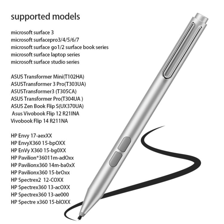 F94S For Microsoft Surface Series Stylus Pen 1024 Pressure Level Electronic Pen(Black) - Pencil Accessories by PMC TechLife | Online Shopping South Africa | PMC TechLife | Buy Now Pay Later Mobicred