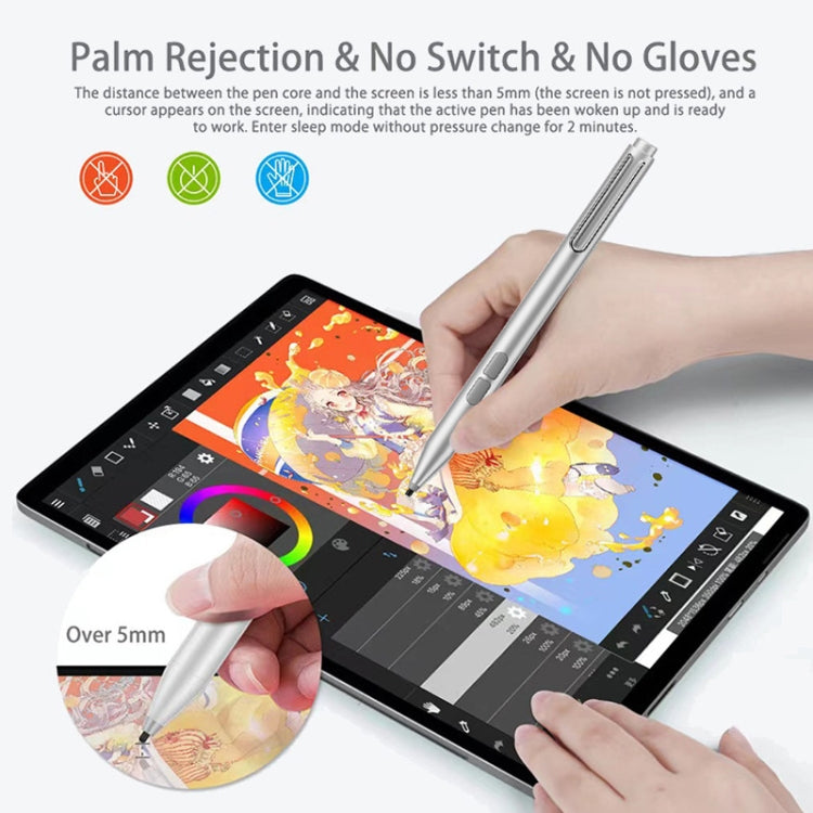 F94S For Microsoft Surface Series Stylus Pen 1024 Pressure Level Electronic Pen(Black) - Pencil Accessories by PMC TechLife | Online Shopping South Africa | PMC TechLife | Buy Now Pay Later Mobicred