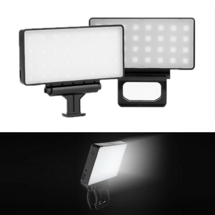 Outdoor Live Photography Multi-angle Brightness Adjustment Mobile Phone Fill Light, Specification: Monochrome White Light - Selfie Light by PMC TechLife | Online Shopping South Africa | PMC TechLife | Buy Now Pay Later Mobicred