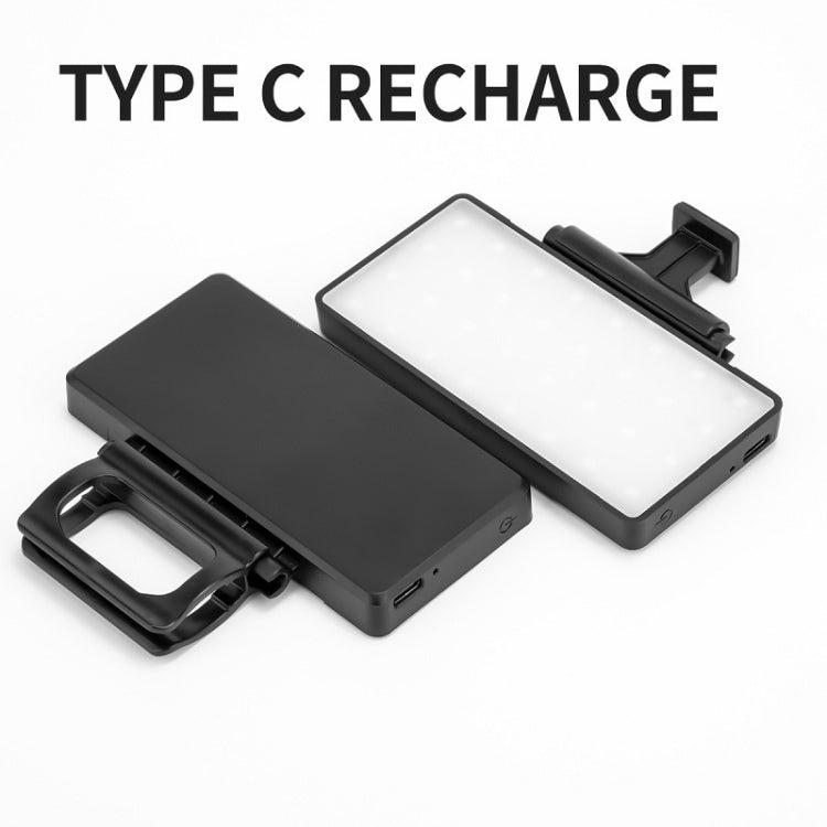 Outdoor Live Photography Multi-angle Brightness Adjustment Mobile Phone Fill Light, Specification: Monochrome White Light - Selfie Light by PMC TechLife | Online Shopping South Africa | PMC TechLife | Buy Now Pay Later Mobicred