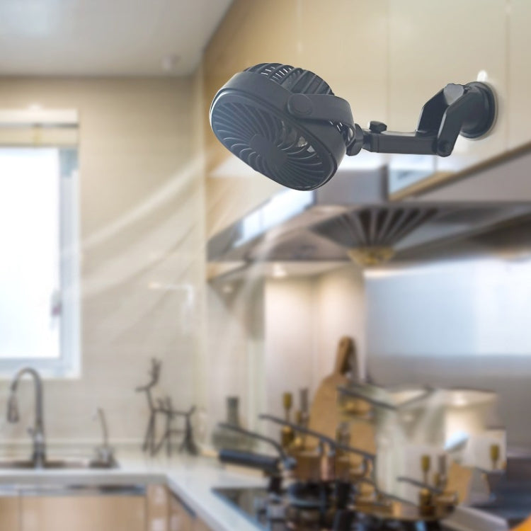 Car Suction Cup Fan Desktop Dormitory Office Kitchen Fan(White) - Heating & Fans by PMC TechLife | Online Shopping South Africa | PMC TechLife | Buy Now Pay Later Mobicred