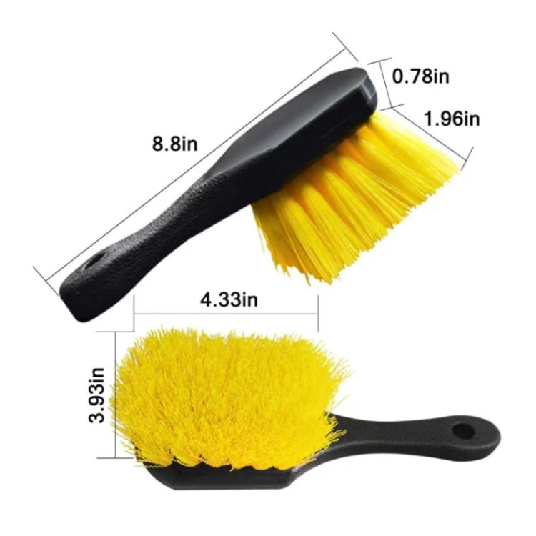 Multi-functional Wheel Washing Brush Carpet Cleaning Soft Brush, Color: Red Gray - Car washing supplies by PMC TechLife | Online Shopping South Africa | PMC TechLife | Buy Now Pay Later Mobicred