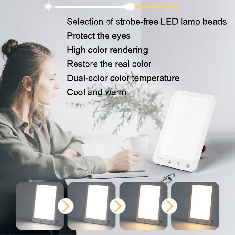 JSK-30 LED Timing Intelligent Dimming SAD Therapy Lamp, Specification: With Power Line+EU Plug - free shipping - PMC TechLife - Order now!