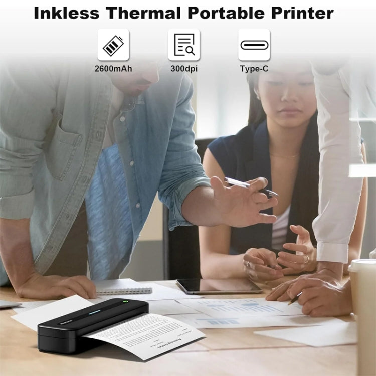 Phomemo M832 300dpi Wireless Thermal Portable Printer, Size: A4 Version(Purple) - free shipping - PMC TechLife - Order now!