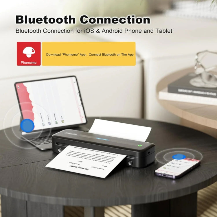 Phomemo M832 300dpi Wireless Thermal Portable Printer, Size: Letter Version(Pink) - free shipping - PMC TechLife - Order now!