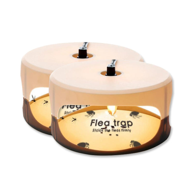 2pcs SK111 Pet Household Flea Lamp Flea Sticky Trapper Flea Capture Device(EU Plug) - Traps by PMC TechLife | Online Shopping South Africa | PMC TechLife | Buy Now Pay Later Mobicred