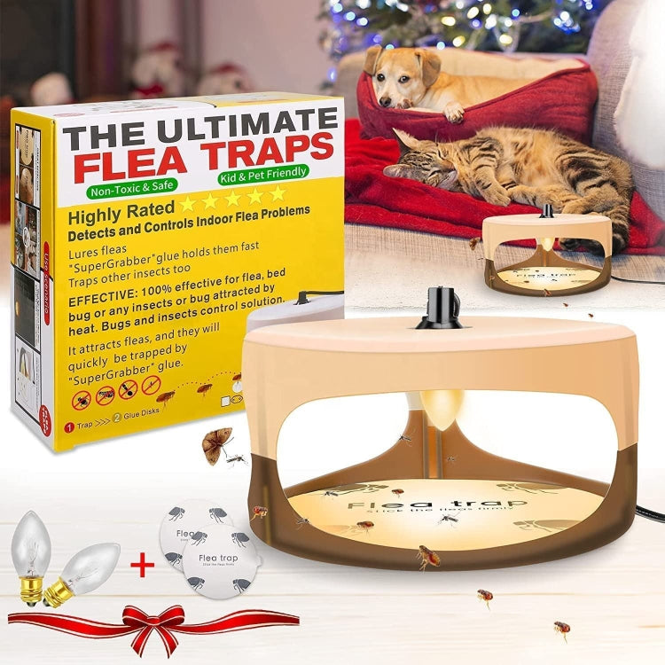 2pcs SK111 Pet Household Flea Lamp Flea Sticky Trapper Flea Capture Device(AU Plug) - Traps by PMC TechLife | Online Shopping South Africa | PMC TechLife | Buy Now Pay Later Mobicred